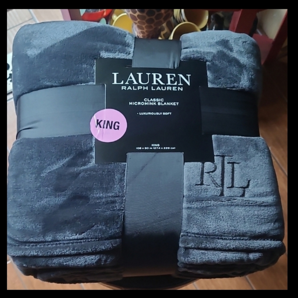 Lauren Ralph Lauren King Micromink Blanket